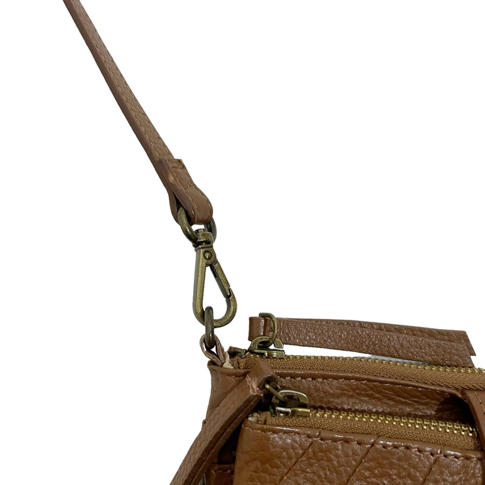 Lucky Brand Brown Leather Crossbody Bag - Picture 9 of 15